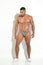 BIKINI POWER CUP SWIMSUIT MEN LYCRA OLIVE GREEN BLOKES