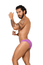 BIKINI POWER CUP CALZONCILLO CLÁSICO HOMBRE BIKINI COPA POWERCUP MICROFIBRA MORADO BLOKES