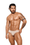 ANATOMIC BRIEF MEN'S UNDERWEAR LYCRA COTTON BEIGE CAMEL BLOCKS