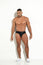BRIEF EXOTIC MEN'S UNDERWEAR MICROFIBER BLACK BLOCKS