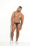HYBRID ANATOMICAL BRIEF MEN'S UNDERWEAR MICROFIBER BLACK BLOCKS