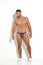 CLASSIC THONG THONG CLASSIC BRAZILIAN THREAD MEN ANIMAL PRINT GREY COTTON BLOCKS