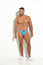 CLASSIC THONG THONG CLASSIC BRAZILIAN THREAD MEN'S MICROFIBER TURQUOISE BLOKES