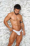 Calzoncillo Power Cup Bikini - BIKINI POWER CUP CALZONCILLO CLÁSICO HOMBRE BIKINI COPA POWERCUP LYCRA ALGODÓN BLANCO BLOKES - WEAREBLOKES - WEAREBLOKES.CO