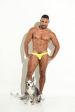 Calzoncillo Power Cup Bikini - BIKINI POWER CUP CALZONCILLO CLÁSICO HOMBRE BIKINI COPA POWERCUP MICROFIBRA AMARILLO BLOKES - WEAREBLOKES - WEAREBLOKES.CO