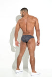 Calzoncillo Brief Anatómico - BRIEF ANATÓMICO CALZONCILLO HOMBRE LYCRA ALGODON GRIS ANIMAL PRINT BLOKES - WEAREBLOKES - WEAREBLOKES.CO