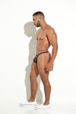 Bañador Tanga Perfect Tan Line - CLASSIC THONG PERFECT TAN LINE BAÑADOR BRASILERA HOMBRE CAFÉ - CHOCOLATE LYCRA BLOKES - WEAREBLOKES - WEAREBLOKES.CO