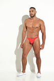 Tanga Hilo Classic - CLASSIC THONG TANGA CLÁSICA BRASILERA HILO HOMBRE MICROFIBRA ROJA BLOKES - WEAREBLOKES - WEAREBLOKES.CO