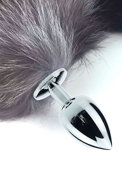 Plug Anal - PLUG ANAL COLA DE ZORRO Y ACERO GRIS O CAFÉ BLOKES - WEAREBLOKES - WEAREBLOKES.CO