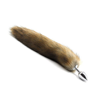 Plug Anal - PLUG ANAL COLA DE ZORRO Y ACERO GRIS O CAFÉ BLOKES - WEAREBLOKES - WEAREBLOKES.CO