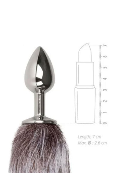 Plug Anal - PLUG ANAL COLA DE ZORRO Y ACERO GRIS O CAFÉ BLOKES - WEAREBLOKES - WEAREBLOKES.CO