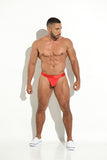 Tanga Hilo Sport - SPORT THONG TANGA SPORT BRASILERA HILO HOMBRE POWER CUP (PUSH UP) MICROFIBRA ROJA BLOKES - WEAREBLOKES - WEAREBLOKES.CO
